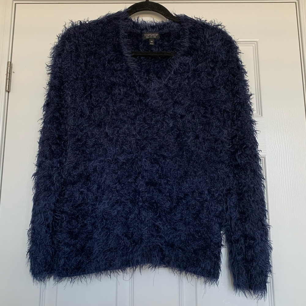 TOPSHOP FUZZY SWEATER